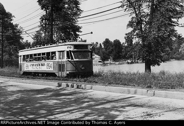 Altoona & Logan Valley #70, 1954